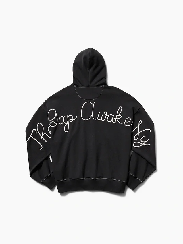Gap × Awake Ny Φούτερ με κουκούλα, φερμουάρ και μεγάλο λογότυπο