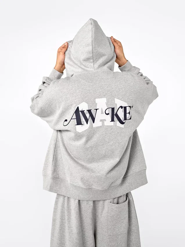 Gap × Awake Ny Φούτερ με κουκούλα, φερμουάρ και μεγάλο λογότυπο