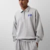 GAP × Awake Ny Πουλόβερ με φερμουάρ στο ένα τέταρτο, βαριάς ποιότητας και υπερμεγέθης γραμμής