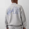 GAP × Awake Ny Πουλόβερ με φερμουάρ στο ένα τέταρτο, βαριάς ποιότητας και υπερμεγέθης γραμμής