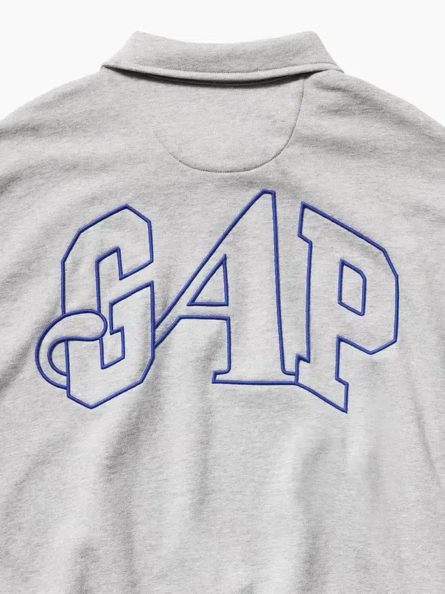 GAP × Awake Ny Πουλόβερ με φερμουάρ στο ένα τέταρτο, βαριάς ποιότητας και υπερμεγέθης γραμμής