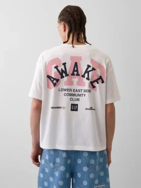 Gap × Awake Ny T-shirt με χαλαρό λογότυπο