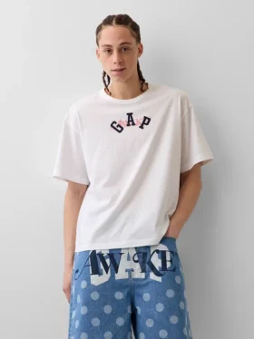 Gap × Awake Ny T-shirt με χαλαρό λογότυπο