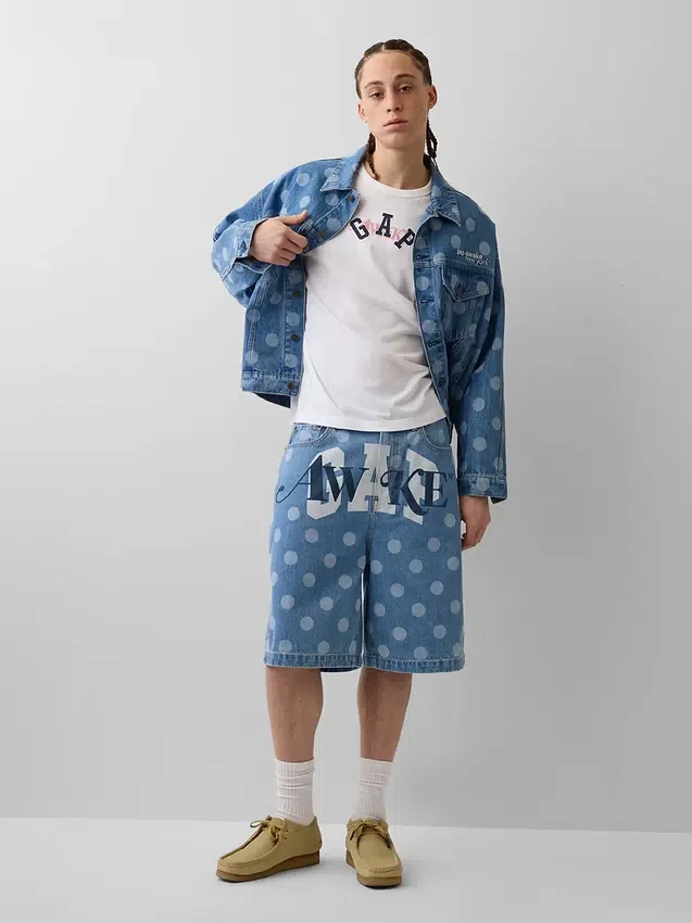 Gap × Awake Ny T-shirt με χαλαρό λογότυπο