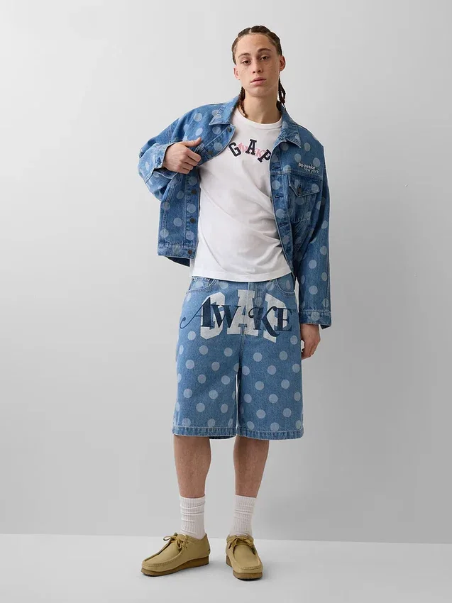 Gap × Awake Ny T-shirt με χαλαρό λογότυπο