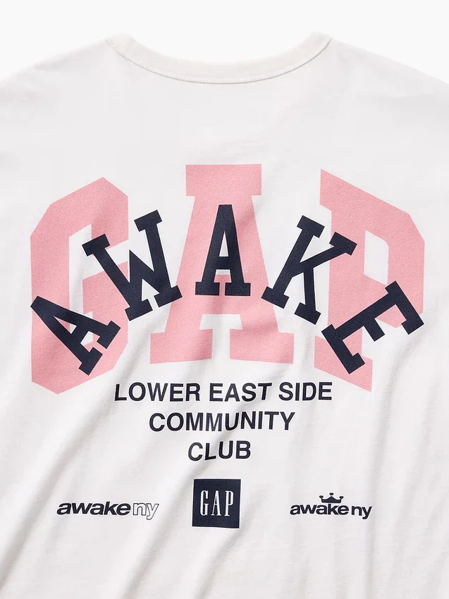Gap × Awake Ny T-shirt με χαλαρό λογότυπο