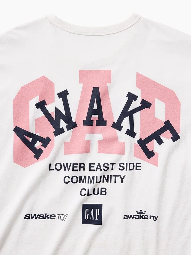 Gap × Awake Ny T-shirt με χαλαρό λογότυπο