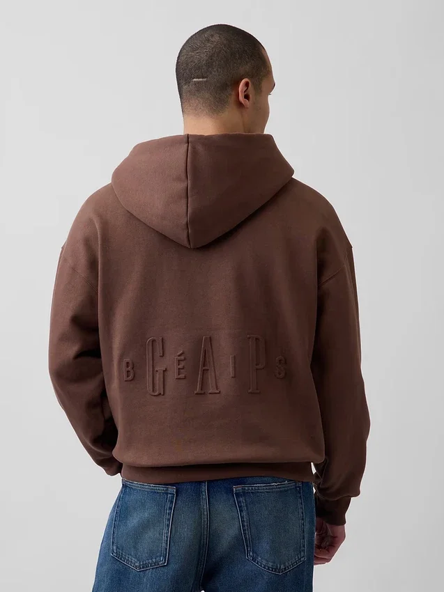GAP × Béis Φούτερ με κουκούλα για ενήλικες, βαρέως τύπου, ιδανικό για ταξίδια