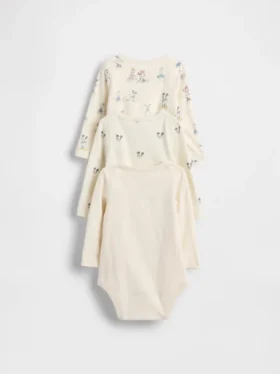 GAP × Disney Baby Κορμάκι από βιολογικό βαμβάκι (πακέτο 3 τεμαχίων)