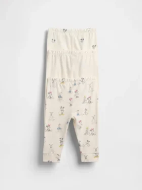 GAP × Disney Baby Παντελόνια από βιολογικό βαμβάκι με ελαστική μέση (Σετ 3 τεμαχίων)