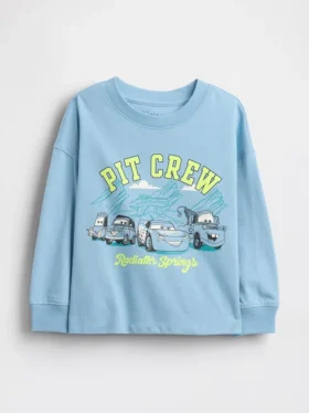 GAP × Disney Μπλουζάκι με γραφικά «Cars» για βρέφη & νήπια