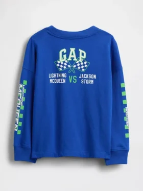 GAP × Disney Μπλουζάκι με γραφικά «Cars» για βρέφη & νήπια
