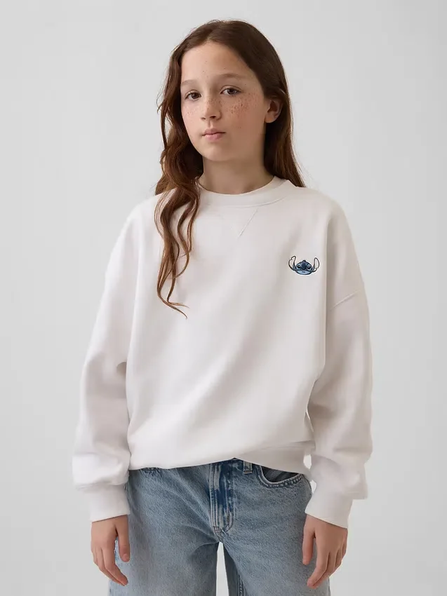 GAP × Disney Παιδικό φούτερ Vintagesoft σε oversized γραμμή