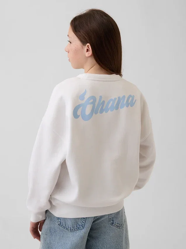 GAP × Disney Παιδικό φούτερ Vintagesoft σε oversized γραμμή