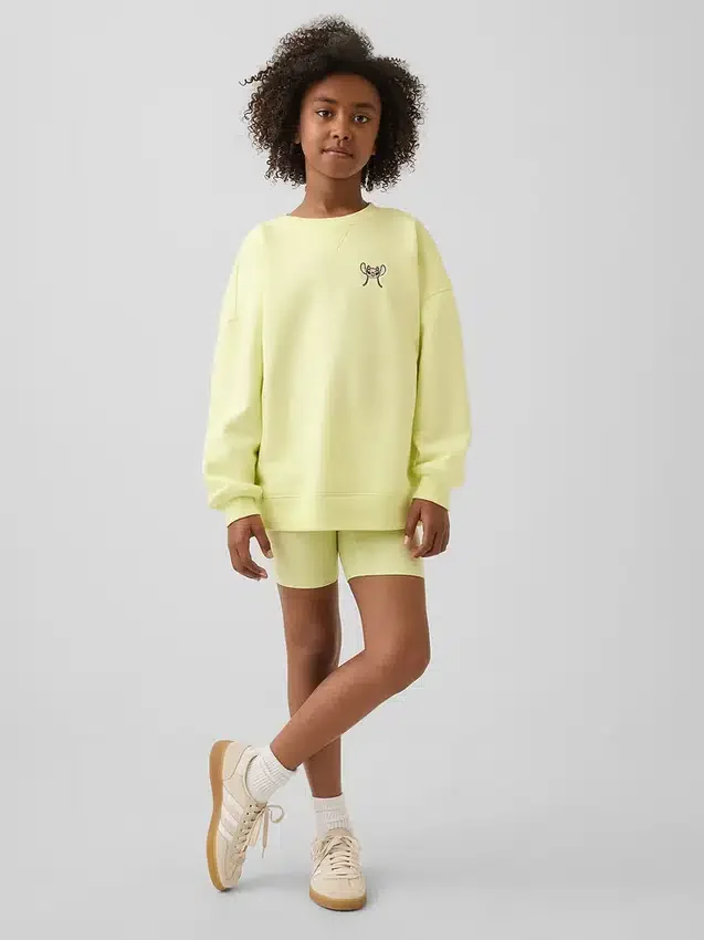 GAP × Disney Παιδικό φούτερ Vintagesoft σε oversized γραμμή