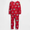 GAP × Disney Παιδικό & Βρεφικό Σετ Πιτζάμας από Βιολογικό Βουρτσισμένο Βαμβάκι για τις Γιορτές