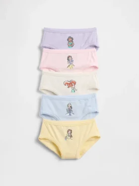 GAP × Disney Σλιπ για νήπια από οργανικό ελαστικό βαμβάκι (πακέτο 5 τεμαχίων)