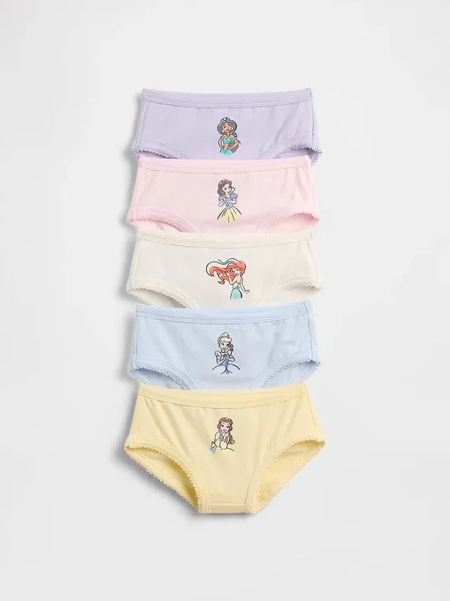 GAP × Disney Σλιπ για νήπια από οργανικό ελαστικό βαμβάκι (πακέτο 5 τεμαχίων)