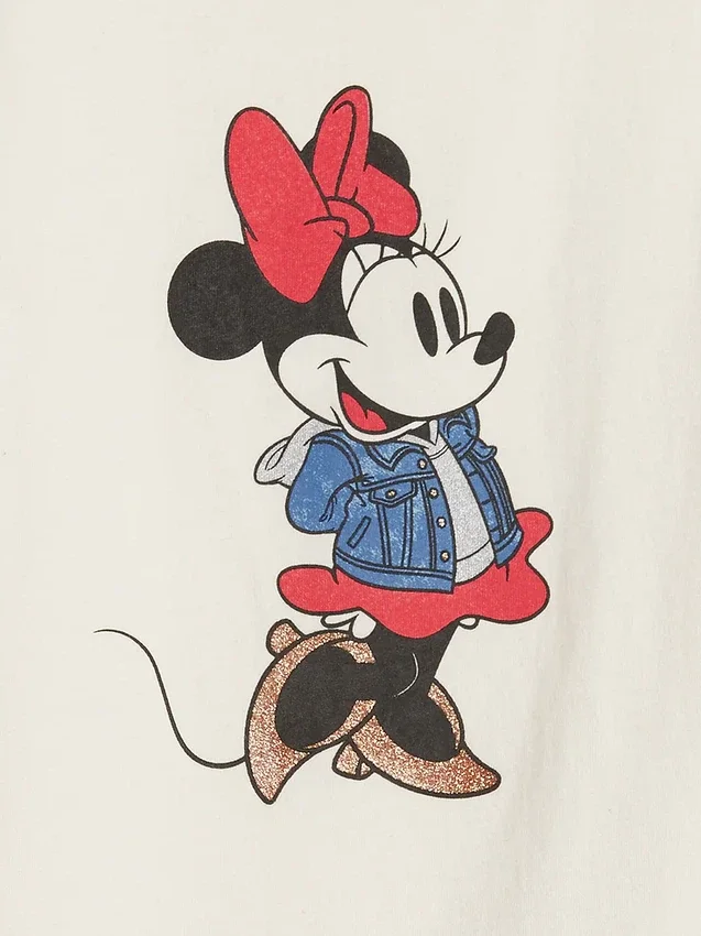 Gap × Disney T-shirt με γραφικό της Minnie Mouse για Βρέφη & Νήπια