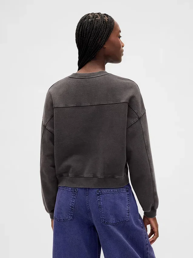 GAP × Disney «The Nightmare Before Christmas» του Tim Burton Φούτερ βαρέως βάρους με σχέδιο νεκροκεφαλής