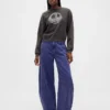 GAP × Disney «The Nightmare Before Christmas» του Tim Burton Φούτερ βαρέως βάρους με σχέδιο νεκροκεφαλής