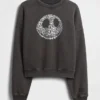 GAP × Disney «The Nightmare Before Christmas» του Tim Burton Φούτερ βαρέως βάρους με σχέδιο νεκροκεφαλής