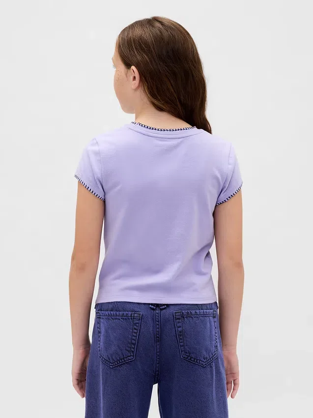 GAP × Disney «The Nightmare Before Christmas» του Tim Burton Παιδικό T-shirt με γραφικά σε στενή γραμμή