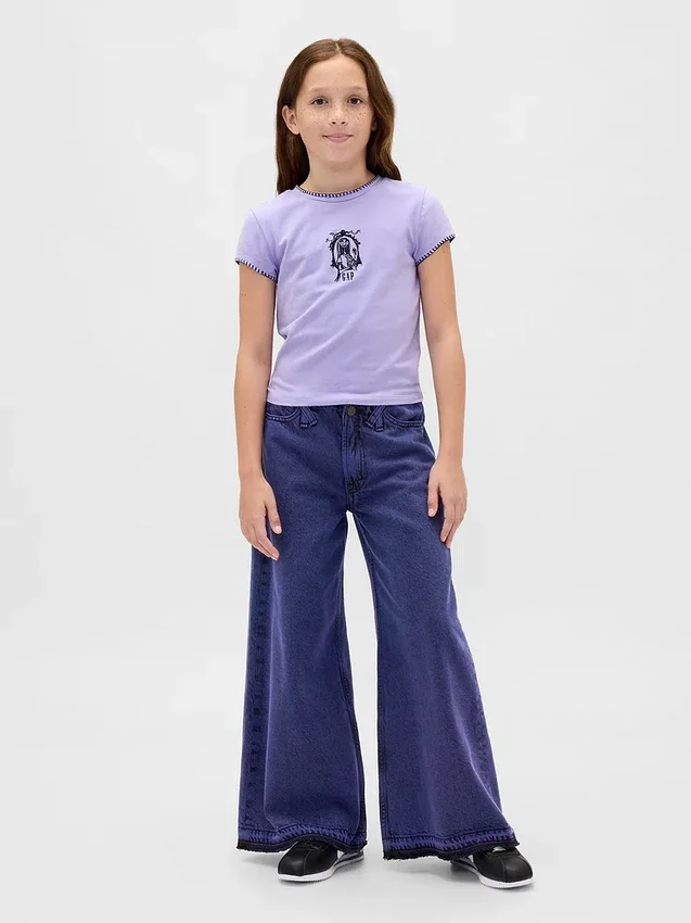GAP × Disney «The Nightmare Before Christmas» του Tim Burton Παιδικό T-shirt με γραφικά σε στενή γραμμή