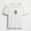 GAP × Disney «The Nightmare Before Christmas» του Τιμ Μπέρτον: Μοντέρνο κοντό T-shirt