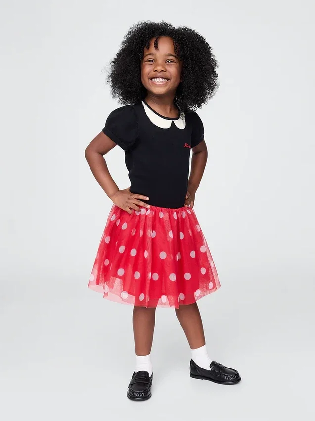 GAP × Disney Βρέφη & Νήπια Φόρεμα από τούλι με τη Μίνι Μάους