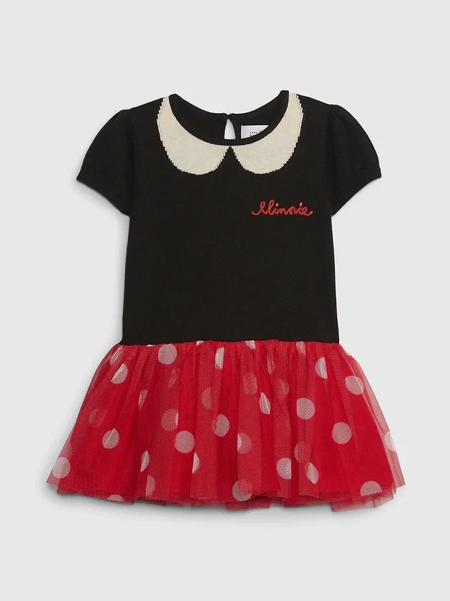 GAP × Disney Βρέφη & Νήπια Φόρεμα από τούλι με τη Μίνι Μάους