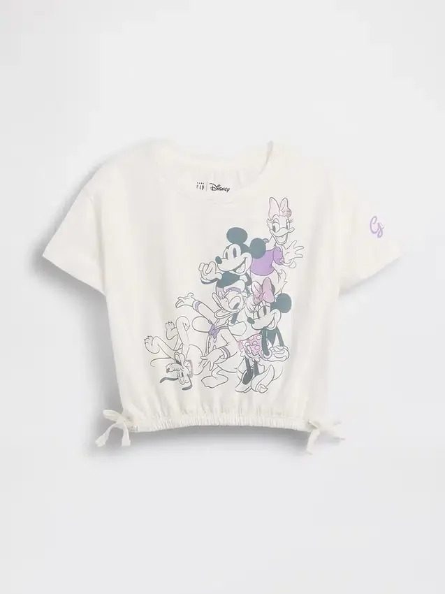 Gap × Disney Βρέφη & Νήπια Μπλούζα με γραφικό φιόγκο από βιολογικό βαμβάκι
