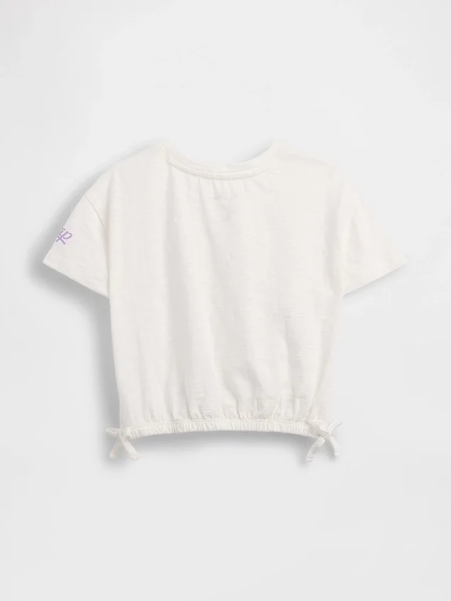 Gap × Disney Βρέφη & Νήπια Μπλούζα με γραφικό φιόγκο από βιολογικό βαμβάκι
