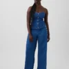 GAP × Hfr High Rise Pintuck Stride Wide-Leg Τζιν από το Atelier Ndigo