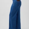 GAP × Hfr High Rise Pintuck Stride Wide-Leg Τζιν από το Atelier Ndigo