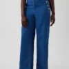 GAP × Hfr High Rise Pintuck Stride Wide-Leg Τζιν από το Atelier Ndigo