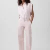 GAP × Hfr Ροζ φαρδιά τζιν με χαμηλή μέση από τη συλλογή της Nicole Benefield