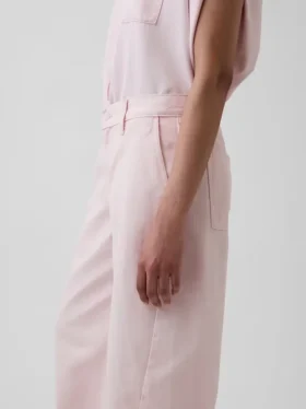 GAP × Hfr Ροζ φαρδιά τζιν με χαμηλή μέση από τη συλλογή της Nicole Benefield