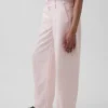GAP × Hfr Ροζ φαρδιά τζιν με χαμηλή μέση από τη συλλογή της Nicole Benefield