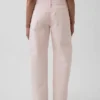 GAP × Hfr Ροζ φαρδιά τζιν με χαμηλή μέση από τη συλλογή της Nicole Benefield