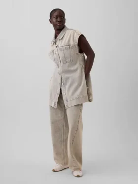 Gap × Hfr Τζιν χαμηλής μέσης με φαρδιά γραμμή από τη συλλογή της Nicole Benefield