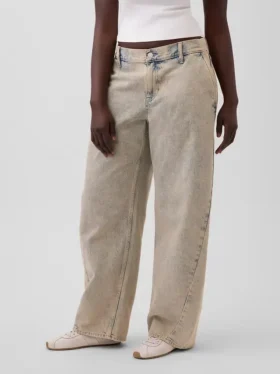 Gap × Hfr Τζιν χαμηλής μέσης με φαρδιά γραμμή από τη συλλογή της Nicole Benefield