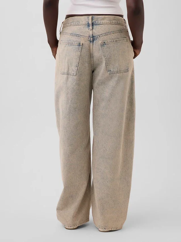 Gap × Hfr Τζιν χαμηλής μέσης με φαρδιά γραμμή από τη συλλογή της Nicole Benefield