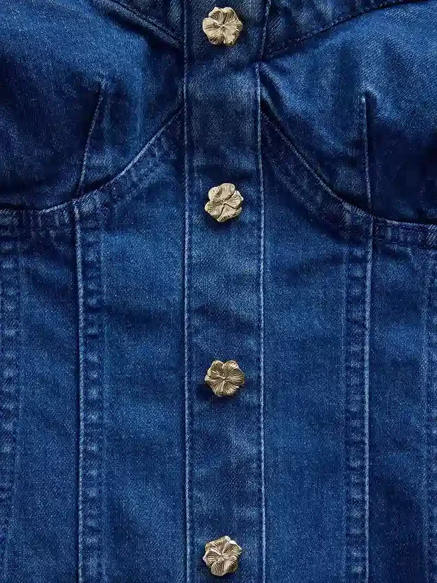GAP × Hfr Τζιν κορσέ από το Atelier Ndigo