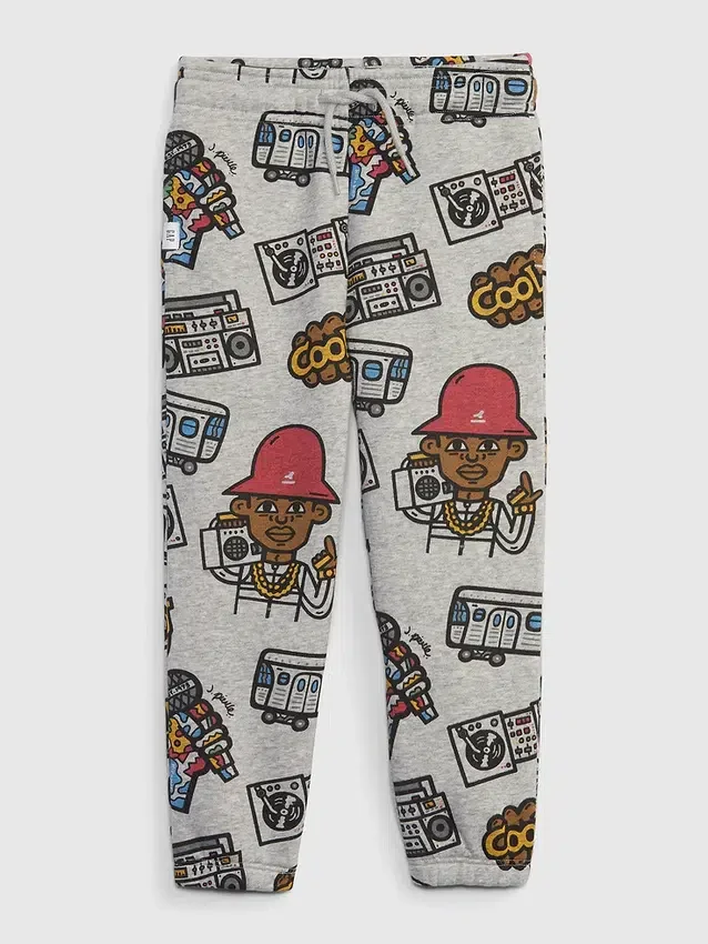 GAP × Rock the Bells Παιδικά παντελόνια τζόγκινγκ με σχέδια
