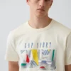 Gap Sport Βαρύ Τ-shirt με γραφικά