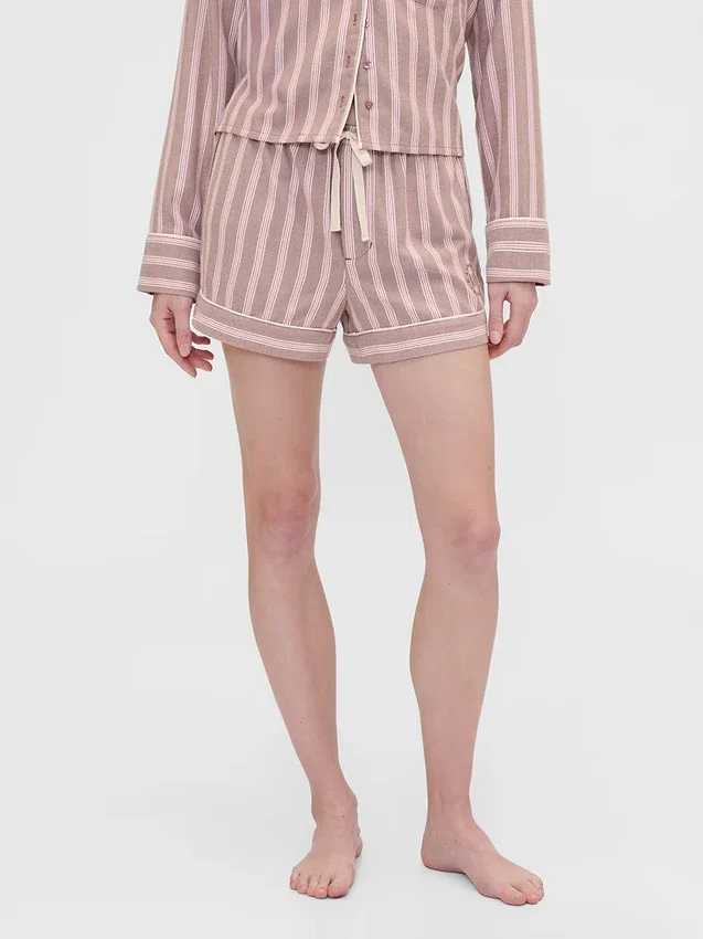 GAP × Summer Fridays Φανελένια ριγέ σορτς πιτζάμας