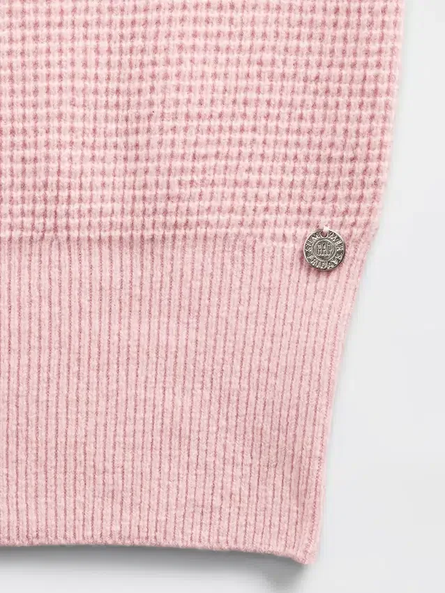 GAP × Summer Fridays Φούτερ με κουκούλα CashSoft Waffle Crop