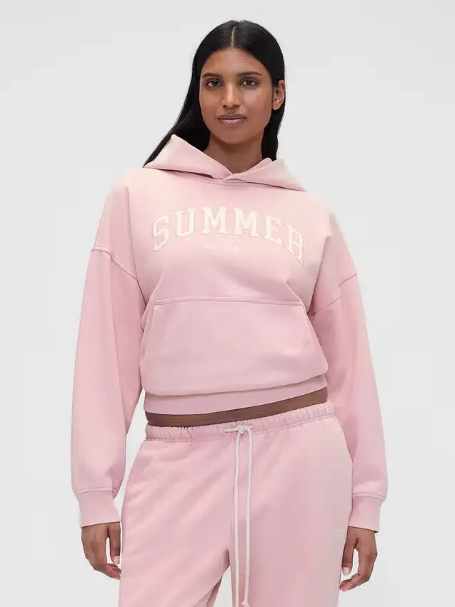 Gap × Summer Fridays Φούτερ με κουκούλα, βαρύ ύφασμα και υπερμεγέθη λογότυπο