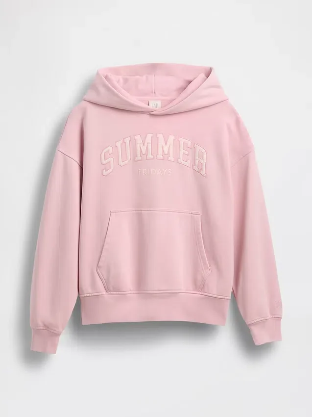 Gap × Summer Fridays Φούτερ με κουκούλα, βαρύ ύφασμα και υπερμεγέθη λογότυπο